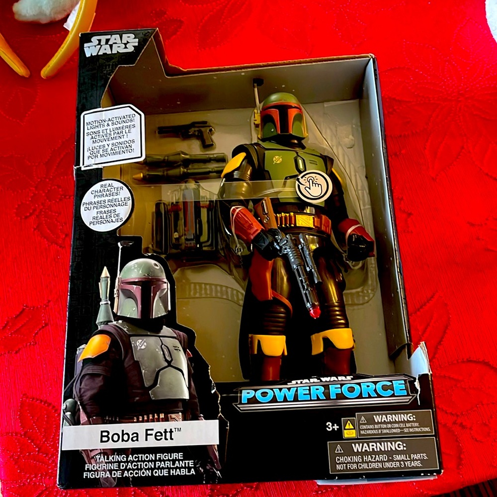 Disneyland boba Fett  talking figure